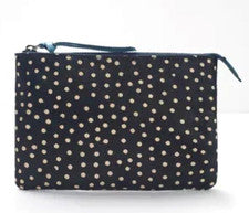 Bolso de mano reversible White Stuff Gamuza Spot Pouch verde azulado chocolate etiquetas nuevas nuevo con etiquetas