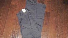 Hombre Galls Talla 34 PANTALONES NEGROS ESTILO TR357 NUEVOS CON ETIQUETAS Sin dobladillo