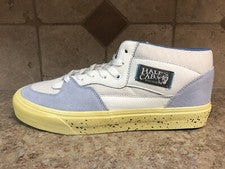 Únicos Vans OG Media Cabina Zapatos de Skate para Hombres Talla 11.5 Blanco Azul Cielo Amarillo