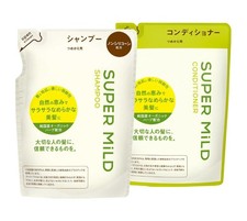 Juego de champú y acondicionador japonés SUPER MiLD 400 ml - Cuidado suave del cabello con ácido suave