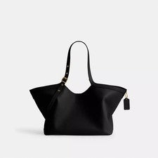 Bolso de Mano COACH Gramercy Cuero Grano Natural Negro CAM00 B4/BK...