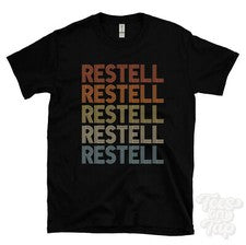 CAMISETA ESTILO RETRO REPETIDA RESTAURADA para hombre y mujer novedad genial nombre regalo