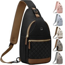 Bolsos Bandolera Pequeños para Mujeres Hombres Viaje, Pecho Bandolera Mujeres Casua...