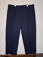 WearGuard Plisado Azul Marino Ropa de Trabajo Uniforme Pantalones 44x39 Pierna Recta Estilo 2265