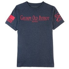 Camiseta Grunt Style Grumpy Old Patriot - Azul Marino Medianoche