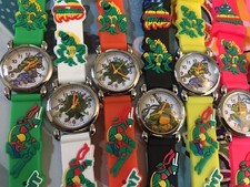 Niños Niños Niñas Tortugas Ninja Reloj de Pulsera Correa de Silicona Delgado 3mm Reino Unido