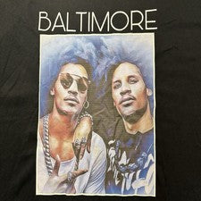 Camiseta RARA Les Twins Laurent & Larry Bourgeois Baltimore 3XL Hip Hop Dance