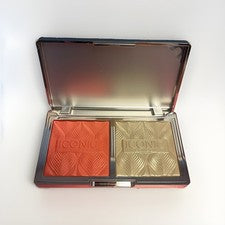 ICÓNICO London Silk Glow Duo GEL, POLVO, RUBOR Y RESALTAR DÚO CORAL NUEVO