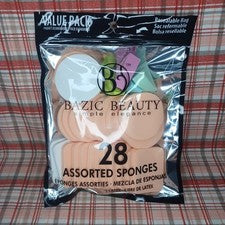 28 esponjas de maquillaje surtidas Bazic Beauty Simple Elegance