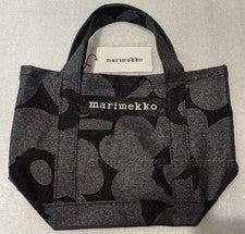 Bolsos de mano informales ligeros de lona con estampado de flores Marimekko nuevos