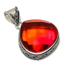 Colgante de joyería de plata esterlina 925 con piedras preciosas de...