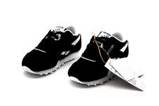Zapatos Reebok Clásicos de Nylon BD1304 NEGRO/BLANCO ZAPATOS INFORMALES PARA NIÑOS PEQUEÑOS BEBÉS