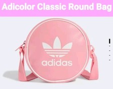 Bolso redondo clásico Adidas Adicolor (rosa feliz)