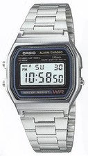 Casio A158W Orologio Vintage, Unisex, Crono, Luce, Batteria 7 anni