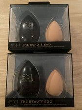 2 X EX1 Cosmetics The Beauty Egg Maquillaje Esponja Estuche de Viaje
