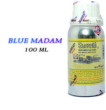 Aceite de perfume concentrado Surrati Blue Madam, envasado de 100 ml, aceite Attar.