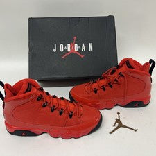Air Jordan 9 Retro GS Chile Rojo Negro 302359-600 talla 7y