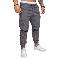 Pantalones Casuales Largos De Chándal Para Hombre Moda De Algodón Gimnasio Deporte