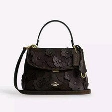 Bolso Bandolera COACH Emory con Asa Superior con Apliques Florales 2WAY CDY44 NUEVO