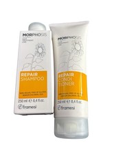 Juego de champú y acondicionador reparador línea de tratamiento capilar Framesi Morphosis 8,4 fl.