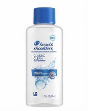 Champú caspa Head & Shoulders clásico limpio paquete de 6 tamaño de viaje de 1,7 oz nuevo