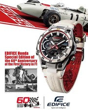 Casio Edifice × Honda Watch 60th Limited Model ECB-2300HR-1AJR Blanco con Caj...