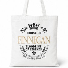 Bolso Shopper Casa Of Algodón Apellido Familiar FINNEGAN