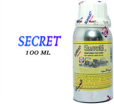 Aceite de perfume concentrado Secret Surrati, envasado de 100 ml, aceite Attar.