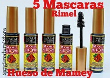 5 paquetes de aceite de semilla de rímel Mamey 0,45 oz pestañas NEGRO aceite Hueso Mamey