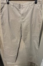 NUEVO Pantalones Sonoma Life Style Para Hombre Talla 38x34 Caqui Pierna Recta Calce Recto