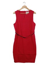 Vestido lápiz Zabaione elegante rojo mujer talla 40 poliéster