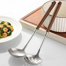 Juego de espátulas de acero inoxidable con forma de hongo para uso diario en la cocina