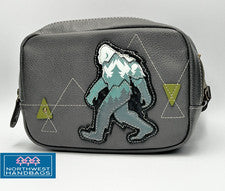 BOLSO BANDOLERA BIG FOOT SASQUATCH YETI MINI PACK PROTECCIÓN RFID TINTA CHALA