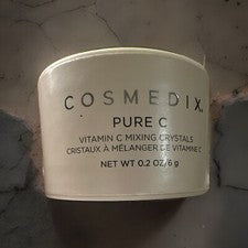 Nuevos cristales mezcladores COSMEDIX Pure C .2 oz/6 g AM/PM cuidado facial antienvejecimiento