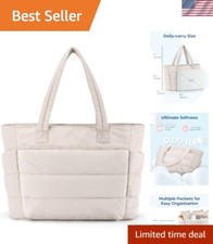 Bolso de Mano Versátil Puffer para Mujer - Diseño Ligero con Múltiples Bolsillos