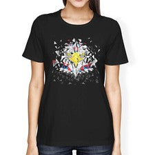 Camiseta para mujer 1Tee calce holgado geométrico águila