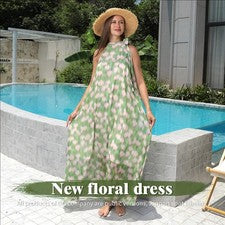 Vestidos estampados sencillos de moda para mujer