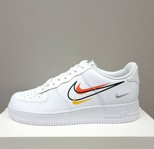 ZAPATILLAS NIKE AIR FORCE 1 BAJAS "MULTI SWOOSH" (DM9096 100) VARIAS TALLAS
