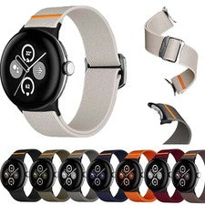 Correa de reloj trenzada de nailon para Google Pixel Watch 3/2 41 mm correa de repuesto
