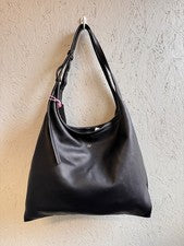 LIKE DREAMS The Diplomat Bolso de Mano Hobo Grande de Cuero Vegano para Mujer - Negro