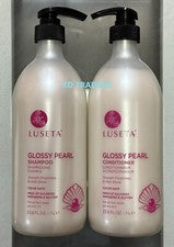 (2-Pak) LUSETA ~ PERLA BRILLANTE Frizziness Suave Brillo CHAMPÚ Y ACONDICIONADOR