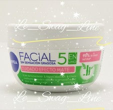 Nivea Crema Facial 5 en 1 Sin Sensation Grasosa Efecto Mate Cuidado 50 ml🔥