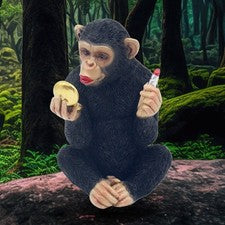 LEONARDO CHEEKY MONKEY MAQUILLAJE LÁPIZ LABIAL ADORNO DECORACIÓN DEL HOGAR