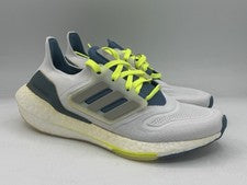 Adidas UltraBoost 22 Blanco Lino Verde Hombre Talla 6/Mujer’s Talla 7
