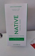 Crema hidratante facial sensible al cuidado facial nativa aloe y niacinamida 1,7 oz