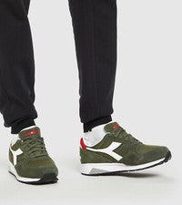 Diadora N902 S Malla Italia Verde Oliva/Blanco/Rojo Hombre Talla 9.5