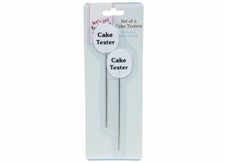Juego de 2 probadores de pasteles sonda pincho cocina artesanía utensilio para hornear