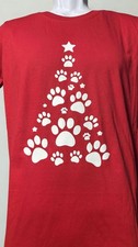 CAMISETA ROJA NUEVA BLANCA DISEÑO FRONTAL CON HTV MADE