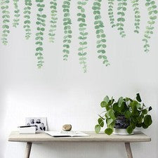 1 pieza calcomanía adhesiva de pared verde PVC reutilizable decoración del hogar