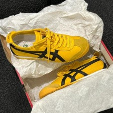 Zapatos Onitsuka Tiger 2026 México 66 Amarillo Negro Nuevos con Caja 1183C102-751